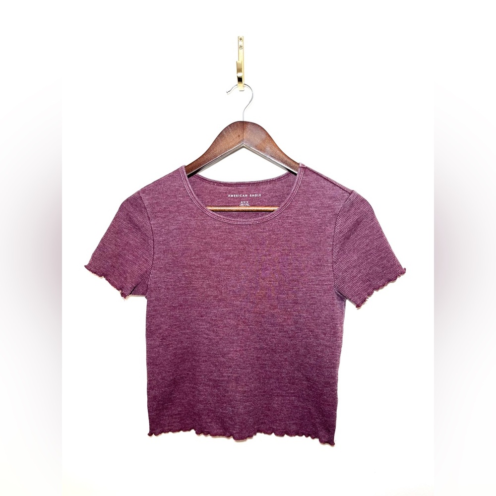 3 for 20 AMERICAN EAGLE Ribbed Cropped Tee Shirt Top | Medium